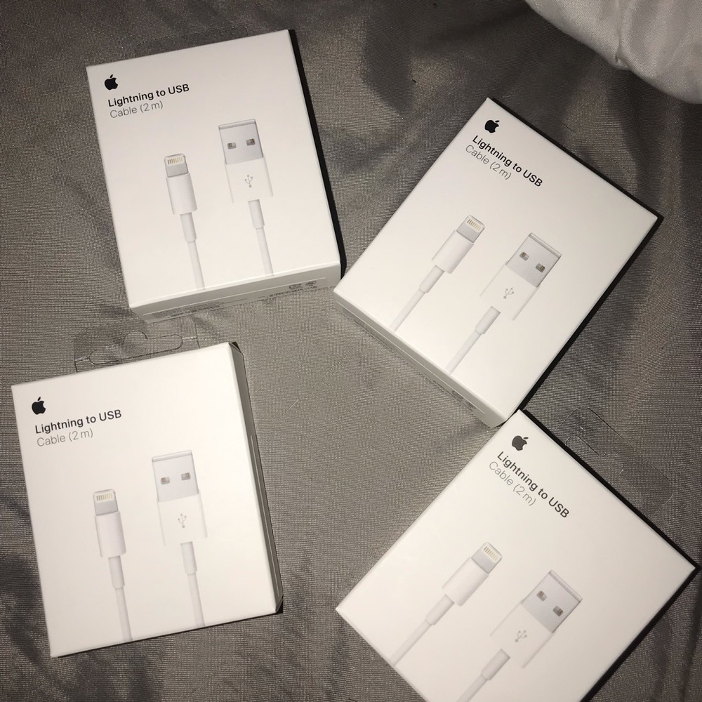 Apple 2meter chargers